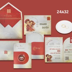 Thiệp cưới 24A32 - Thơm