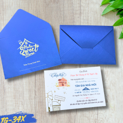 Thiệp tân gian ép kim TG-34X