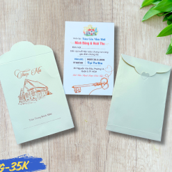 Thiệp Tân gia ép kim TG-35K