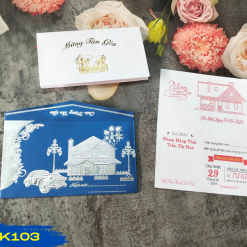 Thiệp tân gia TG-K103 – Xanh Dương